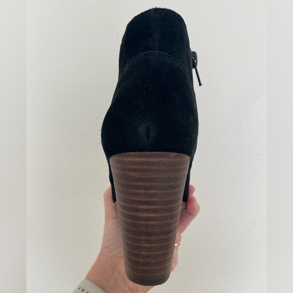 Lucky Brand Shylow Black Wedges Boot Booties sz 8.5 - Picture 3 of 6